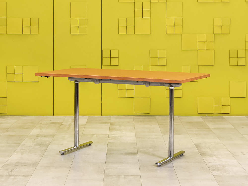 Офисный стол прямой 1400x700 ЛДСП Ольха Импорт_СППЛ-060823