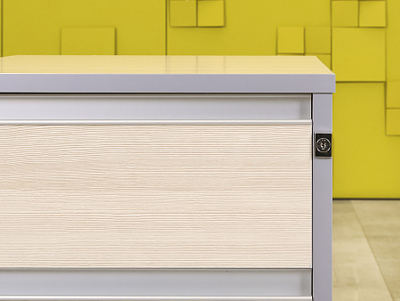 Офисная тумба выкатная ЛДСП Клен  ТВ3ЯВ-05125