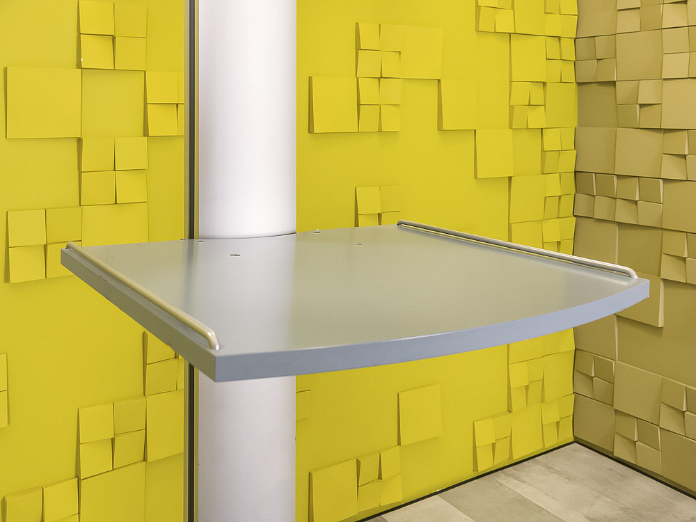 Стойка напольная под телевизор Металл Серый Импорт_ПТ-160823