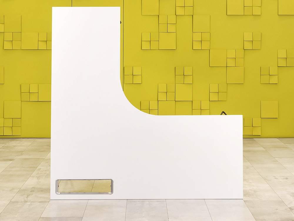 Офисный стол угловой  ЛДСП Белый   СПУБ-24025