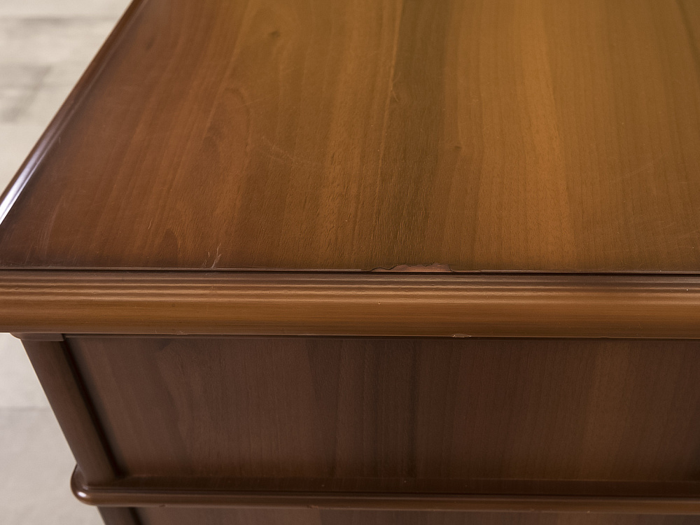 Стол для руководителя  Miassmobili ЛДСП Орех Россия  СРПХ1-08046