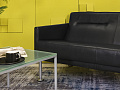 Комплект мягкой мебели Steelcase Кожа Чёрный Франция  ДНКЧК-06026