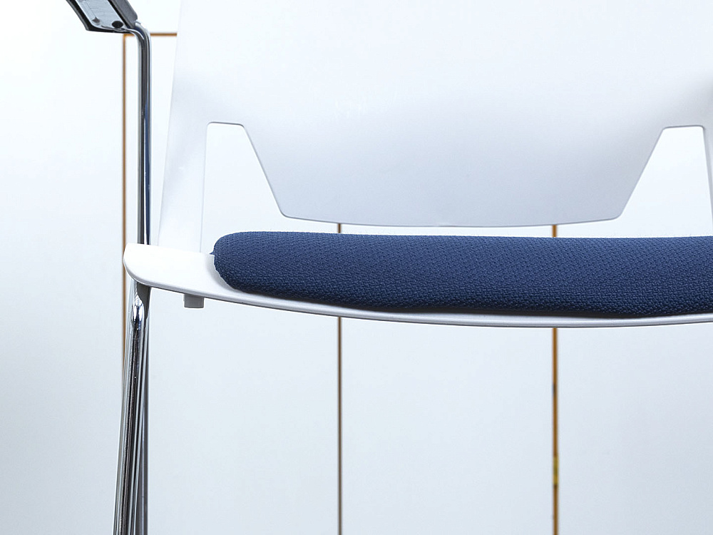 Барный стул Haworth Ткань Синий   (УДТН-20063)