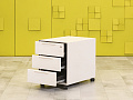 Офисная тумба выкатная Vitra Металл Белый Швейцария  ТВ3ЯБ-30016