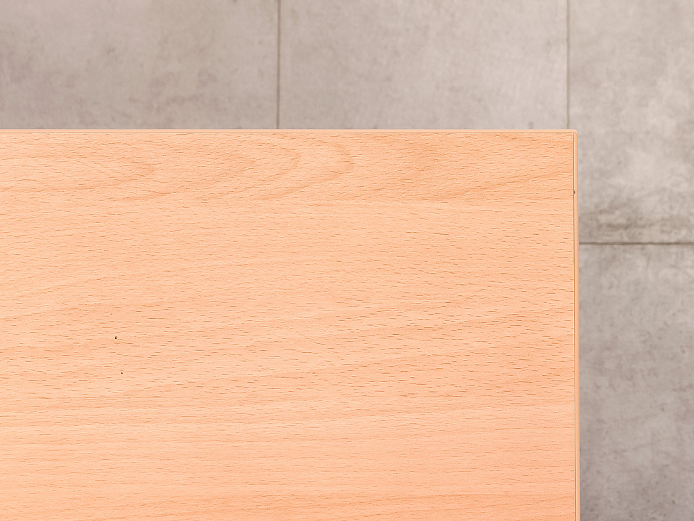 Офисный стол эргономичный 1400x800 ЛДСП Бук Россия_СПЭВ1-251124