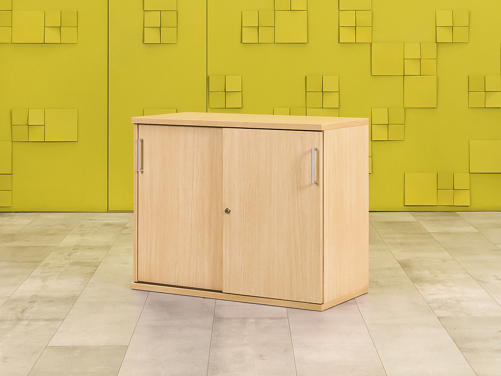 Офисная тумба для оргтехники  HAWORTH ЛДСП Зебрано Германия  ТО2ДЗ-29105