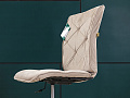 Офисное кресло для персонала на колесах Монро NEO-03 бежевый Ткань Бежевый Россия_КПТБ-12082