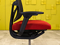 Офисное кресло для персонала на колесах Allsteel Ткань Красный США_КПТК-070924