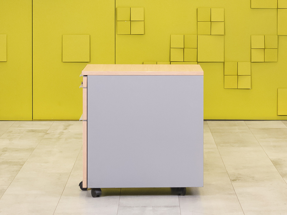 Офисная тумба выкатная  HAWORTH ЛДСП Зебрано США  ТВ3ЯЗ-29105