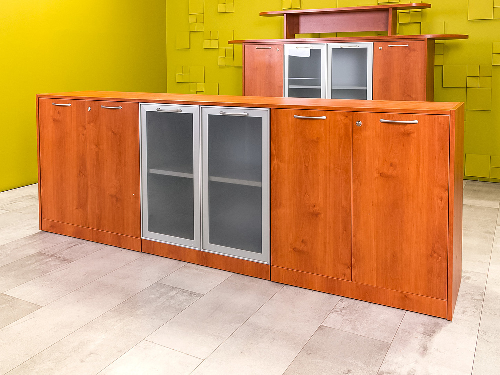 Кабинет руководителя Bosse Luxe Камбио ЛДСП Ольха Россия_КРЛ-291124