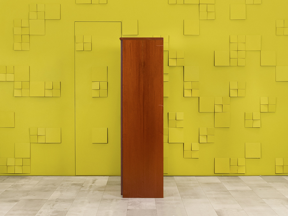 Шкаф для одежды Flute ORA 800x470x1700 Закрытый Шпон Орех Италия_ШГ2ДХ-170524