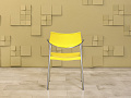 Конференц кресло для переговорной на ножках AMAT-3 Пластик Жёлтый Испания_КНПЖ-060823