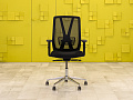 Офисное кресло для персонала на колесах Ткань Чёрный Россия_КПТЧ3-130723