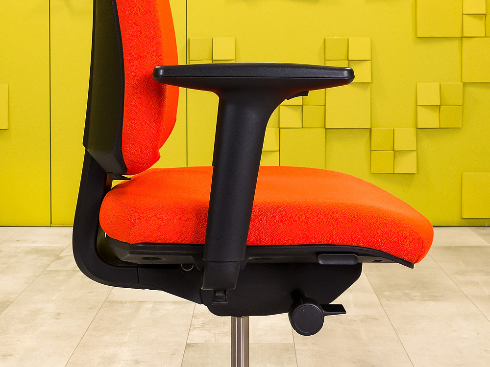 Офисное кресло для персонала на колесах ORGSPACE Ткань Оранжевый Импорт_КПТО-260923