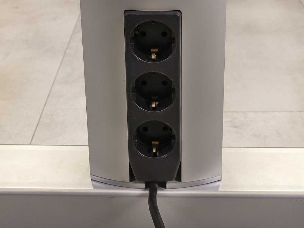 Стойка напольная под телевизор Металл Серый Импорт_ПТ-160823