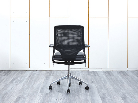 Офисное кресло для персонала  VITRA Сетка Черный   (КПСЧ1-21113)