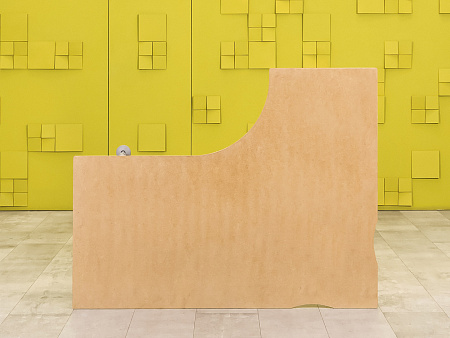 Офисный стол угловой  ЛДСП Зебрано  СПУЗ-02125