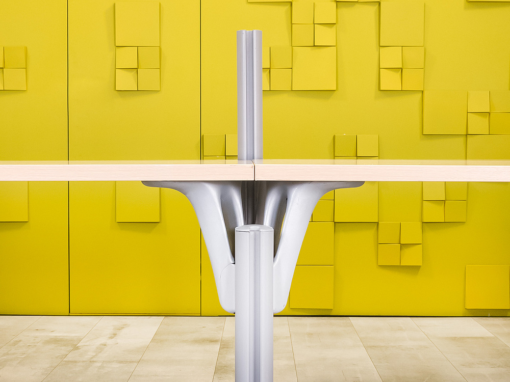 Комплект офисной мебели на 4 человека ЛДСП Зебрано Россия_ГКВ1-070823