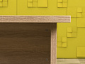 Офисный стол прямой ЛДСП Зебрано  СППЗ1-02106