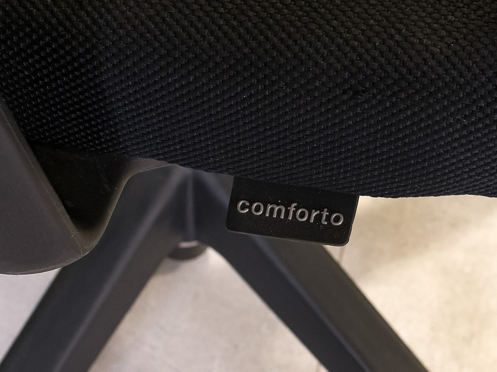 Офисное кресло руководителя на колесах Comforto HAWORTH Ткань Чёрный США_КРТЧ-091223