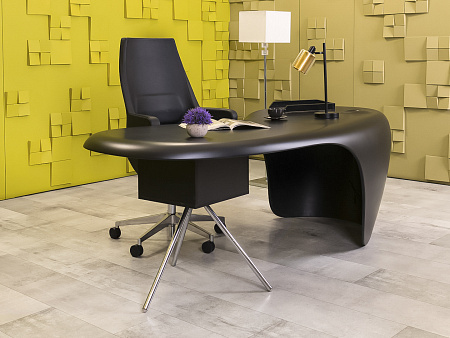 Стол для руководителя UNO DellaRovere 2200x1050 Пластик Чёрный Импорт