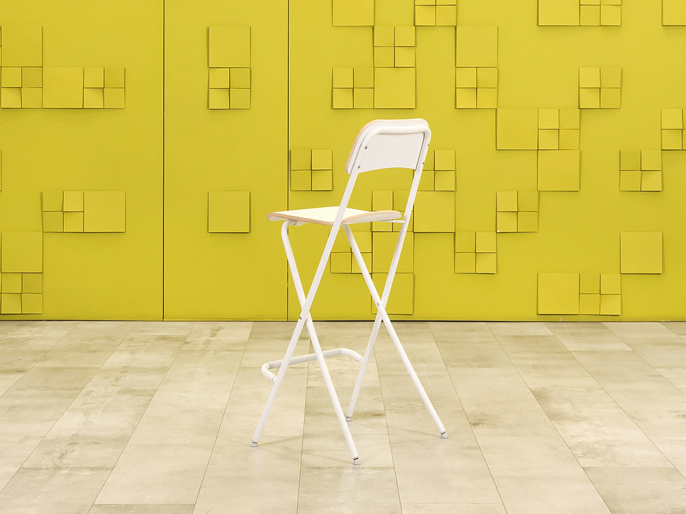 Барный стул  IKEA Дерево Белый  УНДБ-20115