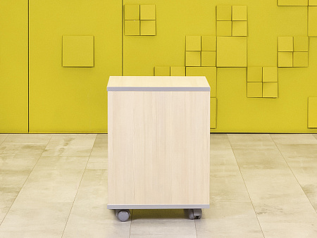 Офисная тумба выкатная ЛДСП Клен  ТВ3ЯВ-05125