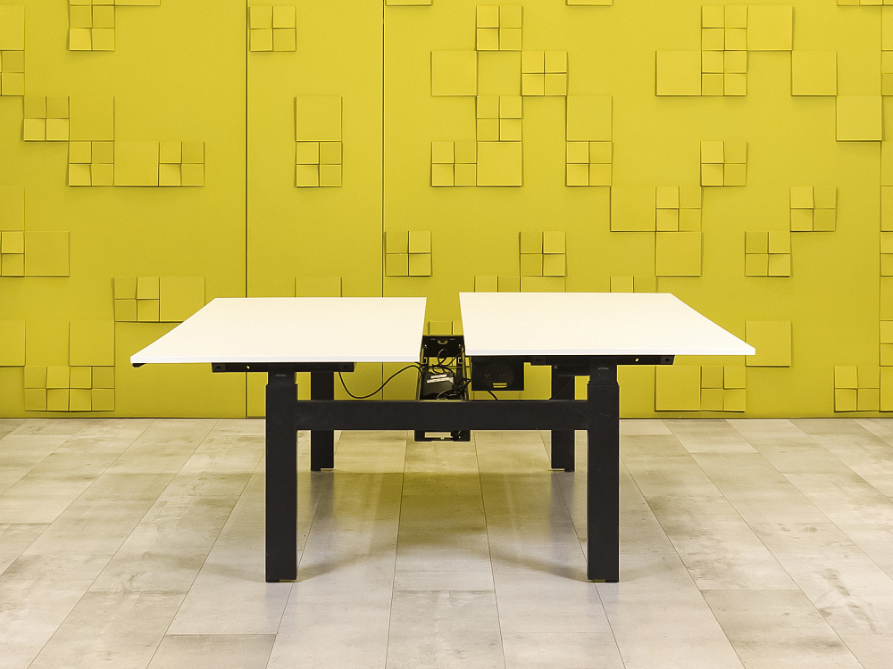 Комплект офисной мебели стол с тумбой  AHREND ЛДСП Белый Нидерланды  ГКБ1-19036