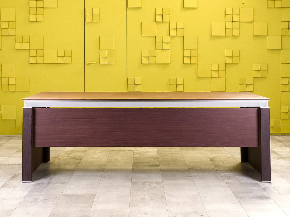 Стол для руководителя HAN 2200x1000 Шпон Венге Италия_СРПЕ-061022