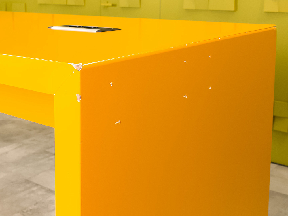 Обеденный стол МДФ Жёлтый Россия  СГПЖ-261023