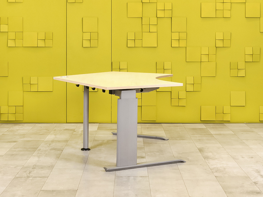 Офисный стол угловой  ЛДСП Бук  СПУВ-20054