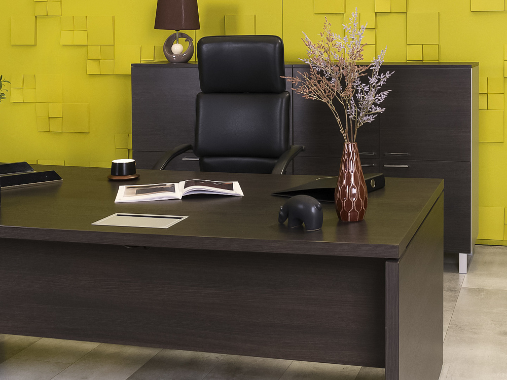 Кабинет руководителя  Sinetica Шпон Венге Италия  КРЕ-28015