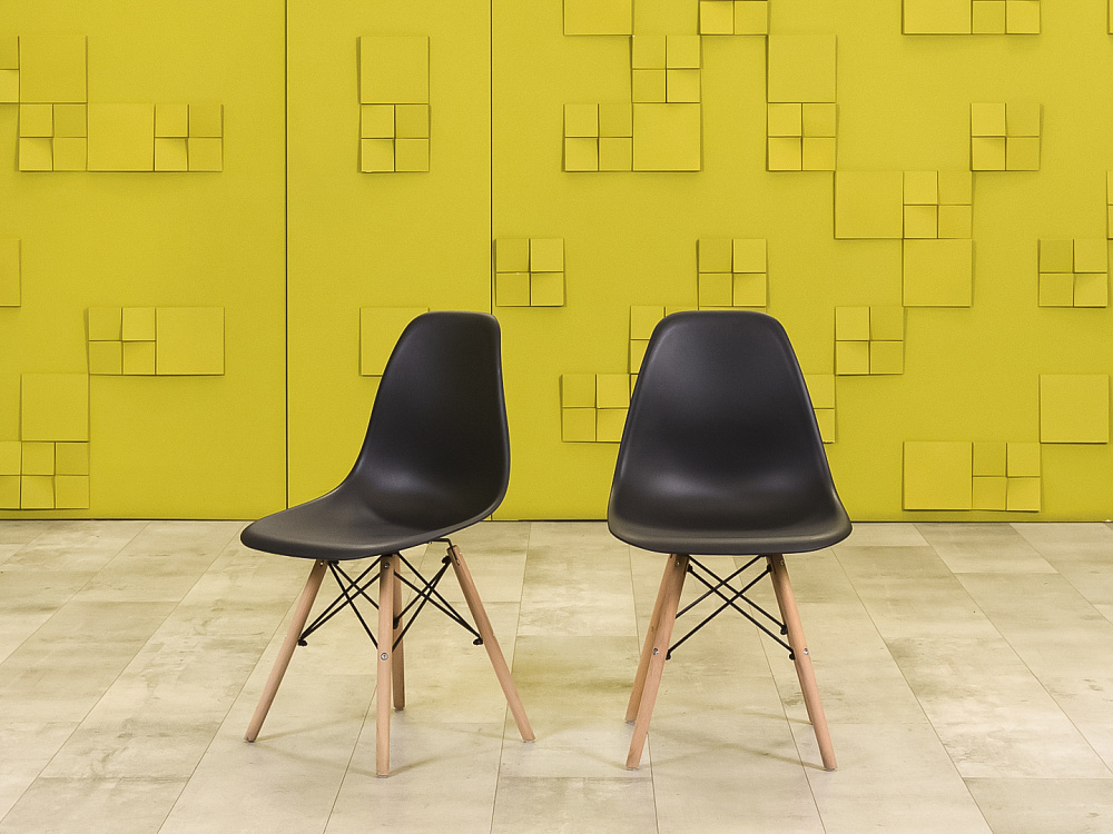 Офисный стул  Пластик Чёрный  УНПЧ-26016