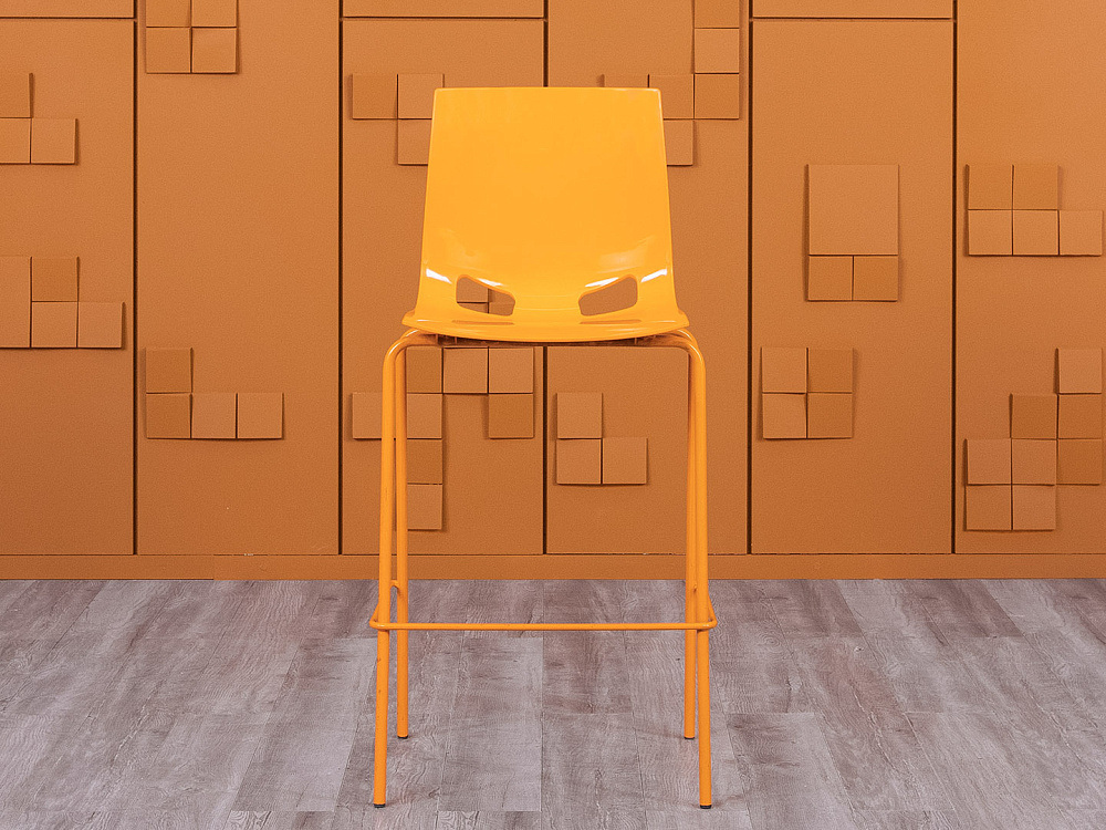 Барный стул  Пластик Оранжевый   (УНПО1-20025)