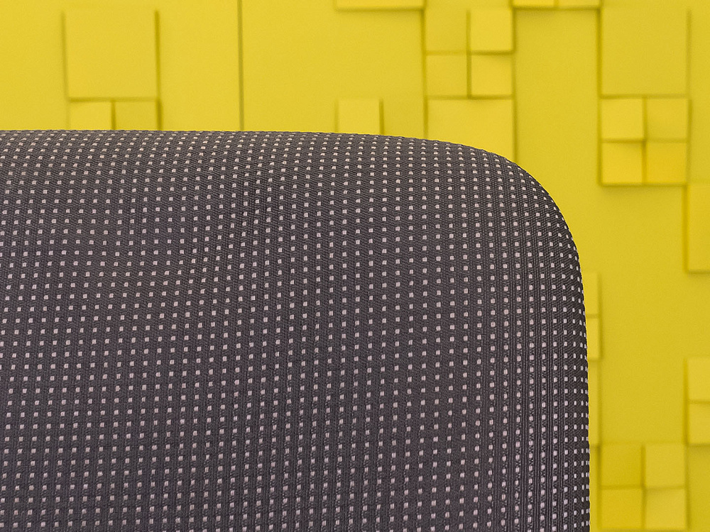 Офисное кресло для персонала на колесах Ткань Серый Импорт_КПТС-250324