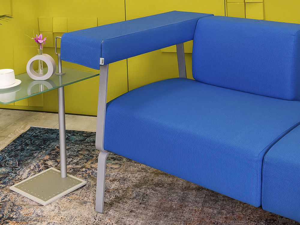 Офисный диван BENE 1750x790 Ткань Синий Австрия_ДНТН-180723