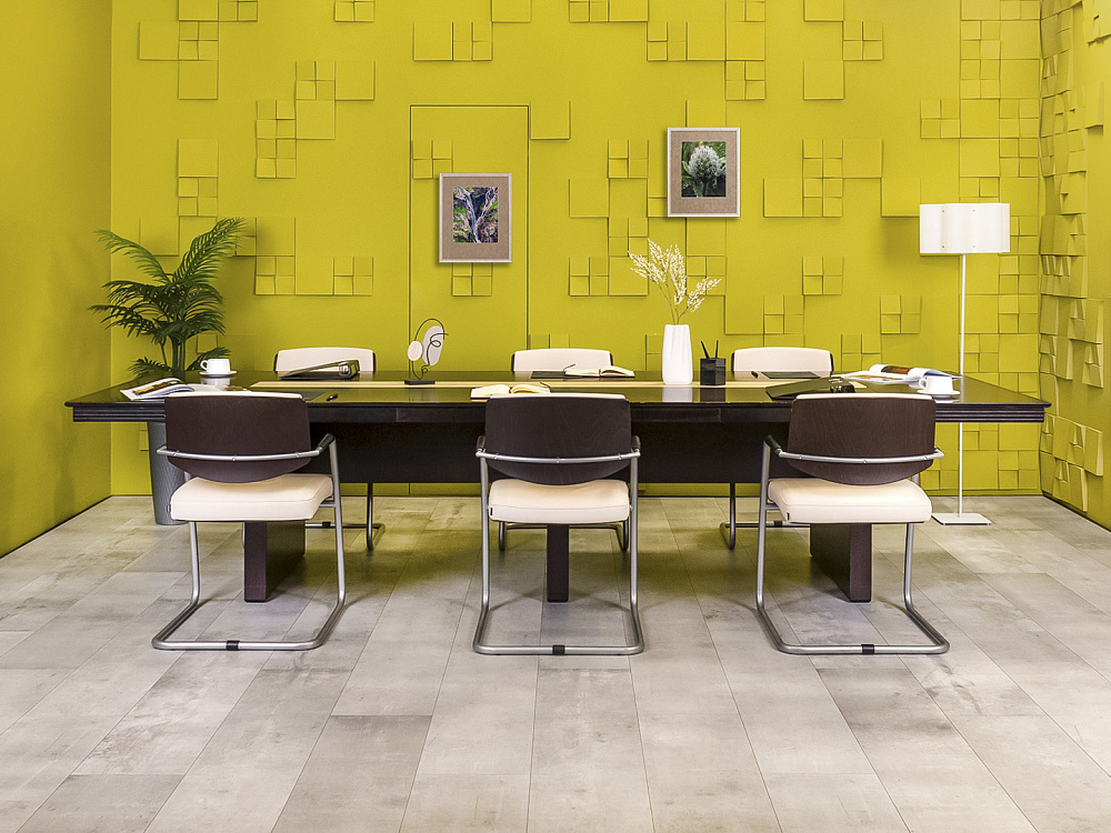 Офисный стол для переговоров  EUR/QUARANTA Шпон Венге Италия  СГПЕ-130824