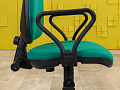 Офисное кресло для персонала на колесах Престиж В-27 Ткань Зелёный Россия_КПЖЗ(н)