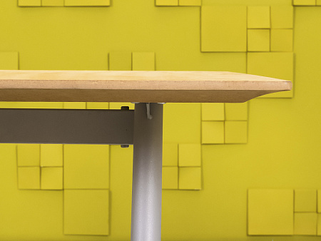 Офисный стол угловой  ЛДСП Зебрано  СПУЗ-02125