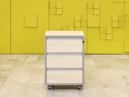 Офисная тумба выкатная ЛДСП Клен  ТВ3ЯВ-05125