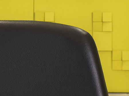 Конференц кресло для переговорной  Sitland Кожа Чёрный Италия  КДКЧ-16125