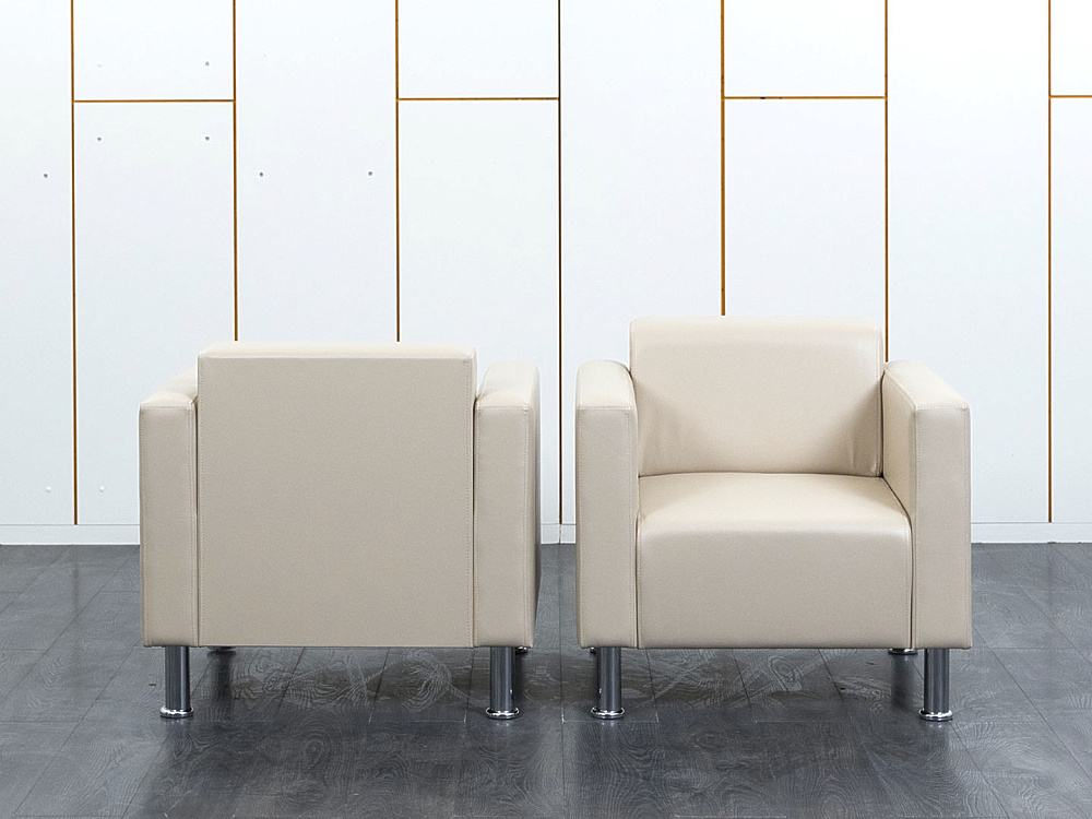 Мягкое кресло Май Кожзам Бежевый   (КНКБ-27010)