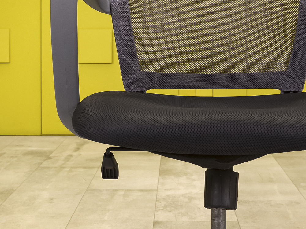 Офисное кресло для персонала на колесах CHAIRMAN Ткань Серый Россия  КПТС1-31016