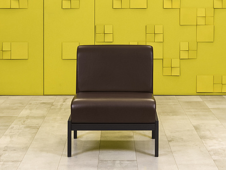 Мягкое кресло Лофт Сандра Кожзам Коричневый Россия  КНКК-18036