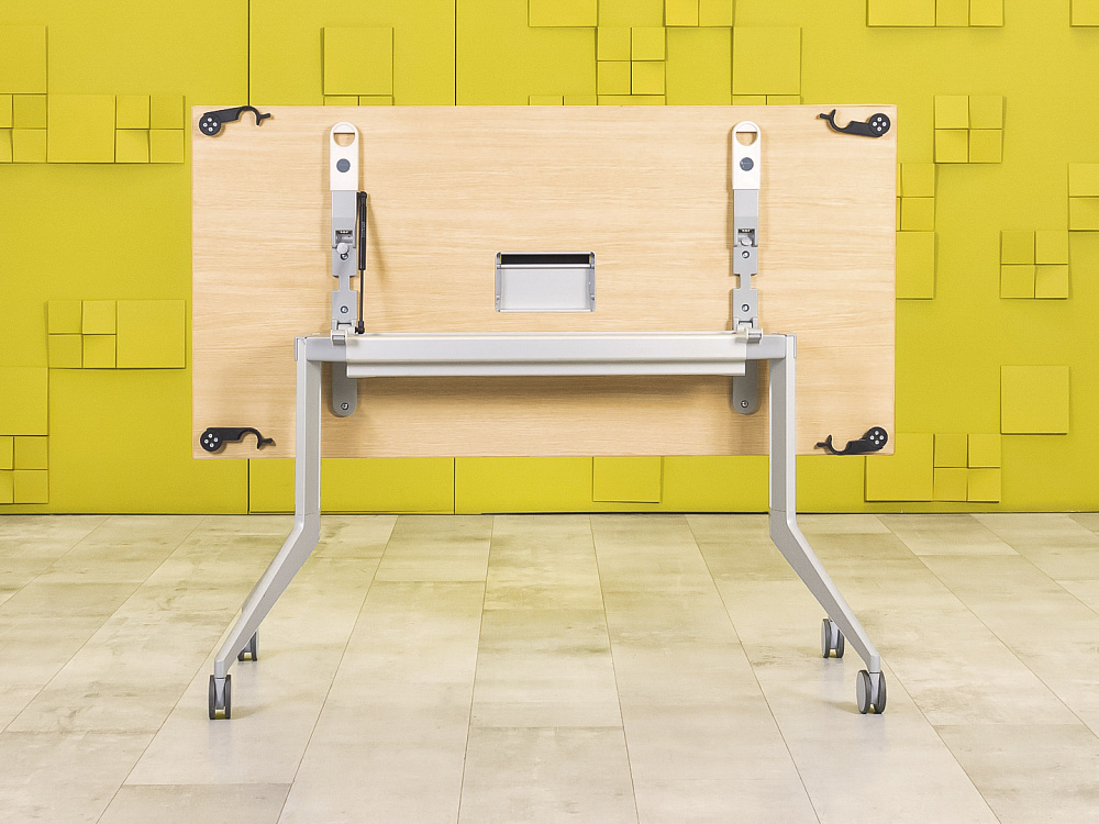 Офисный стол прямой HAWORTH ЛДСП Зебрано Германия  СППЗ-29105