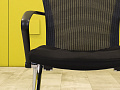 Конференц кресло для переговорной  BENE Ткань Чёрный Австрия  КНТЧ1-03025