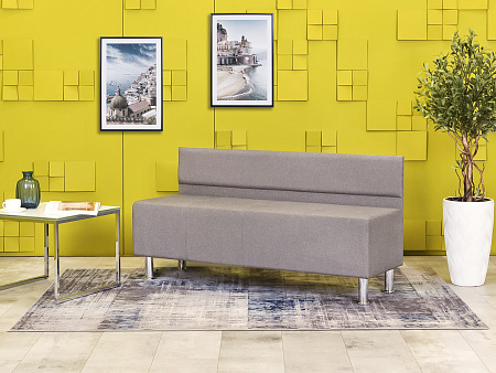 Офисный диван Ткань Серый Россия  ДНКС1-27115