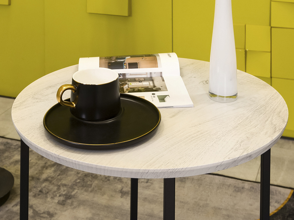 Журнальный столик  ЛДСП Дуб беленый Россия  СЖКВ-19026