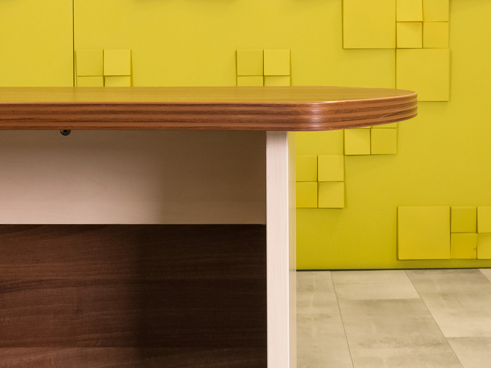 Комплект офисной мебели на 1 человека BERLIN ЛДСП Орех Россия_СПЭХТл-230823