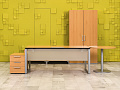 Кабинет руководителя  Steelcase ЛДСП Ольха Франция  КРЛ5-04026